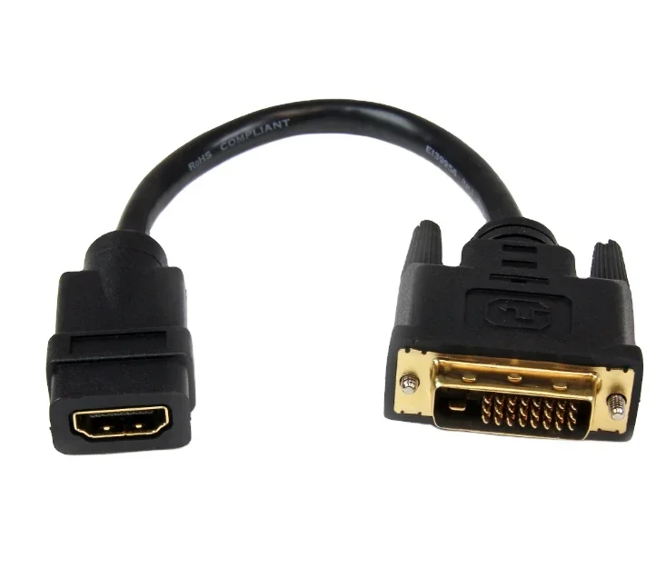 Hd-mi-compatible Female To Dvi-d Male Video Cable Adapter Hd Cable