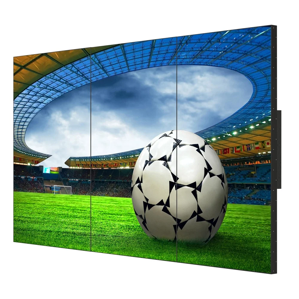 Фабричный противоударный 85-дюймовый ЖК-экран для рекламы для торгового центра, с защитой от царапин, настенный ЖК-видеостена с бронированным стеклом