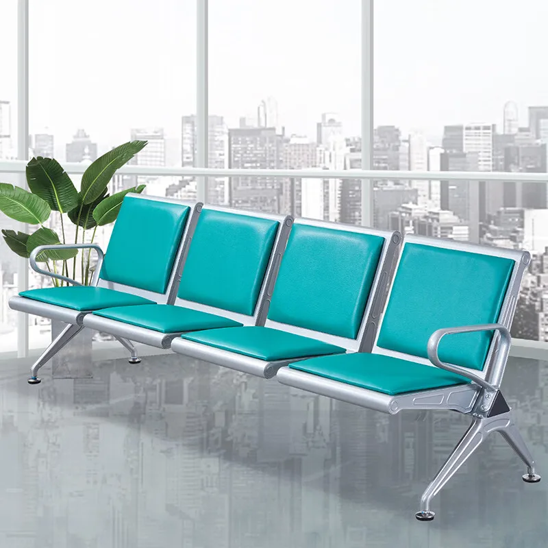 Genuine Seater Silver Metal Seat Station Waiting Airport Chair