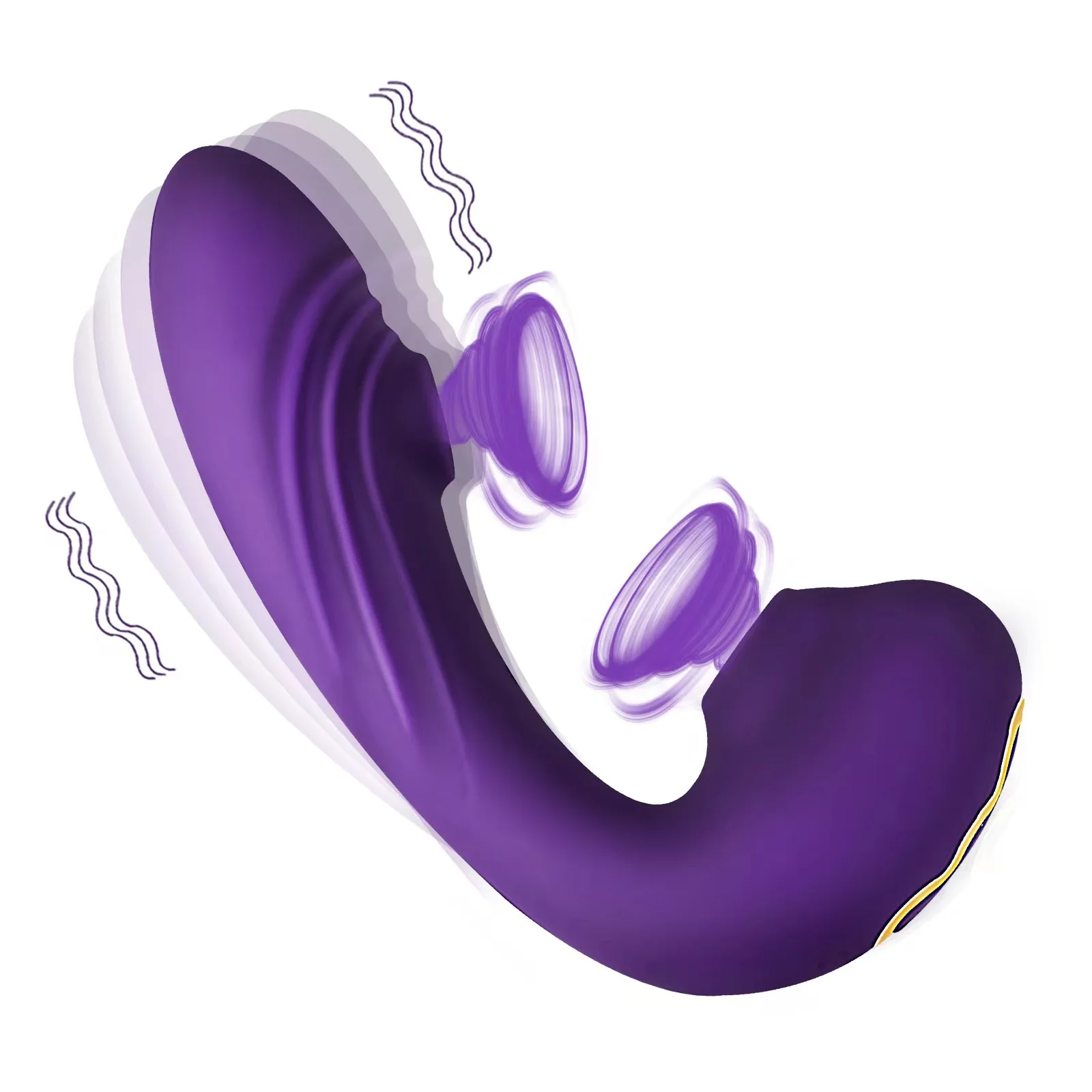 7 Sucking Model New Design C spot Vibrator USB Charging 7 Vibrating G Spot 2 Sucking Wearable Vibrator