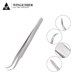 Лидер продаж на Amazon, оптовая продажа, щипцы для наращивания ресниц из нержавеющей стали с 60 градусами