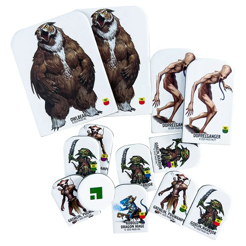 New Design Printing Custom  Embossed Paper board game Card