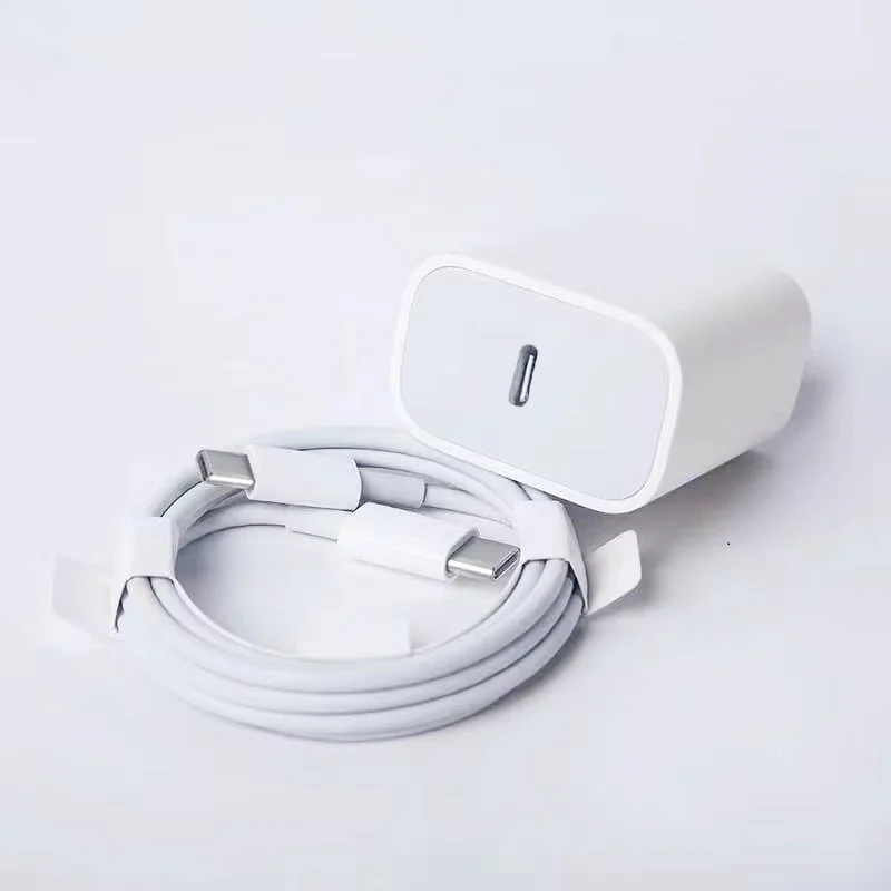 For iPhone13 14 Original Adapter PD 20W Charger USBC Fast Charger EU US Plug  Wall Charger cable For IPhone  13 12