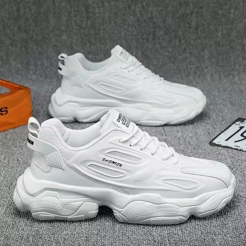 2024 Autumn New Breathable Mesh Sports Shoes Trend Versatile Thick Sole Casual Running Shoes