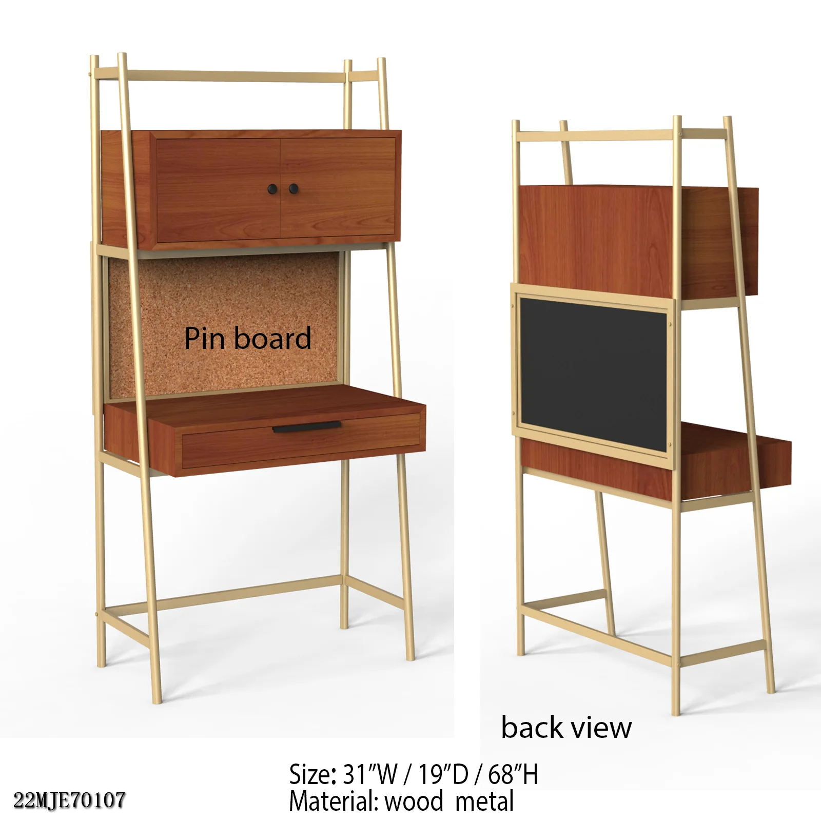 Mayco Industrial 4 Book Shelf Metal Wood Decorative estanterias de madera Multi-functional Library Bookshelf Wood Bookcases