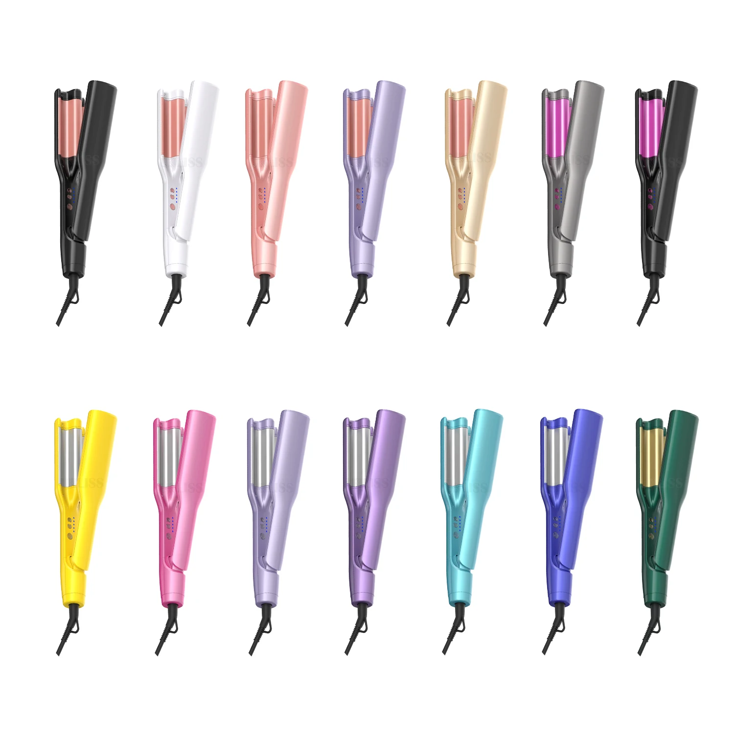 Manufacture Hairstyles Hair Curling Wand LCD Display Hair Curler Electric Multi-grade Temperature Control Hair Curling Iron