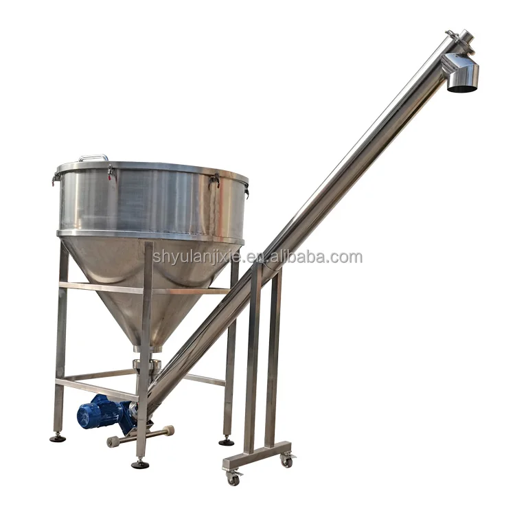 Stainless Steel Customized Industry Agricultural Sugar Wheat Flour Corn Powder Storage Hopper Tank Silo