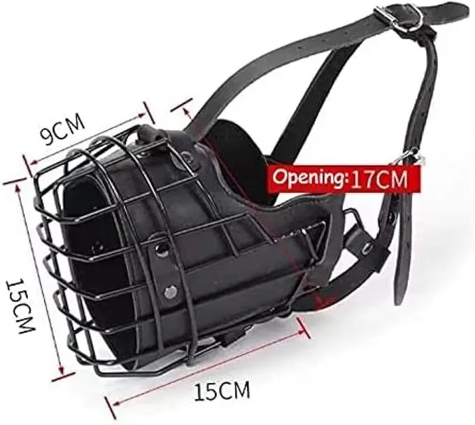 muzzle cage dog anti-bite muzzle anti-collision muzzle cage dog training equipment