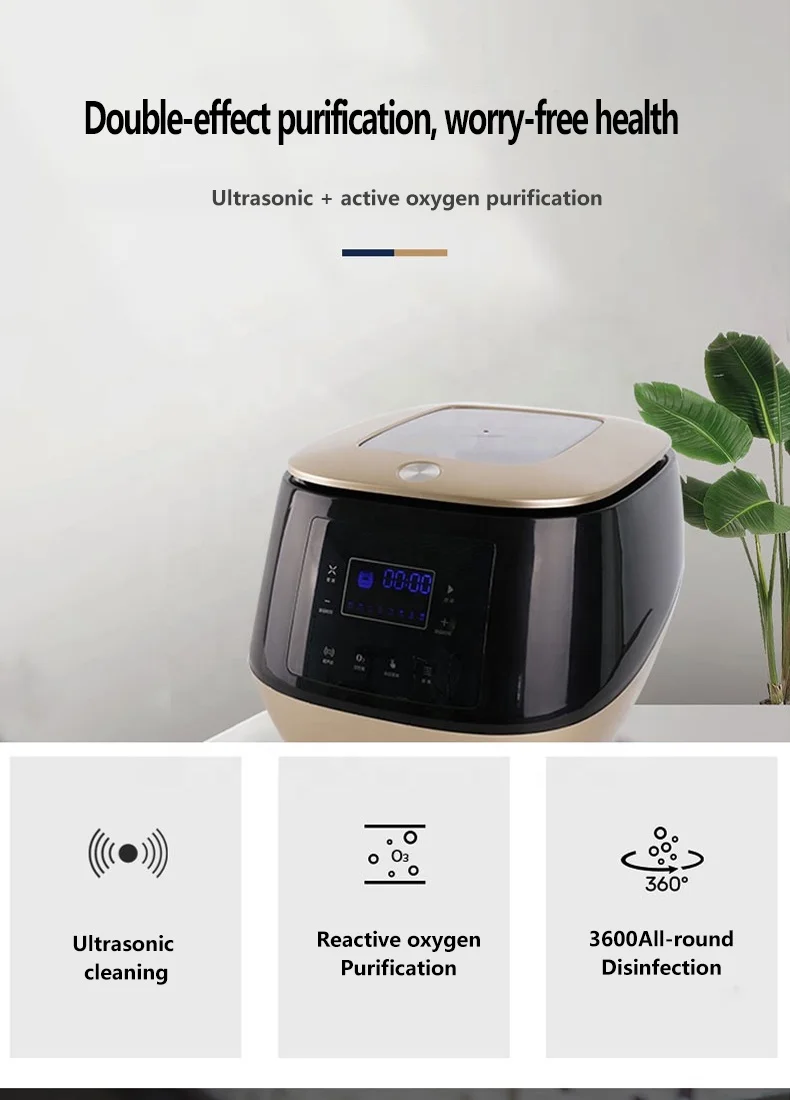  Ультразвуковая машина для детоксикации фруктов и овощей Deft Design очиститель