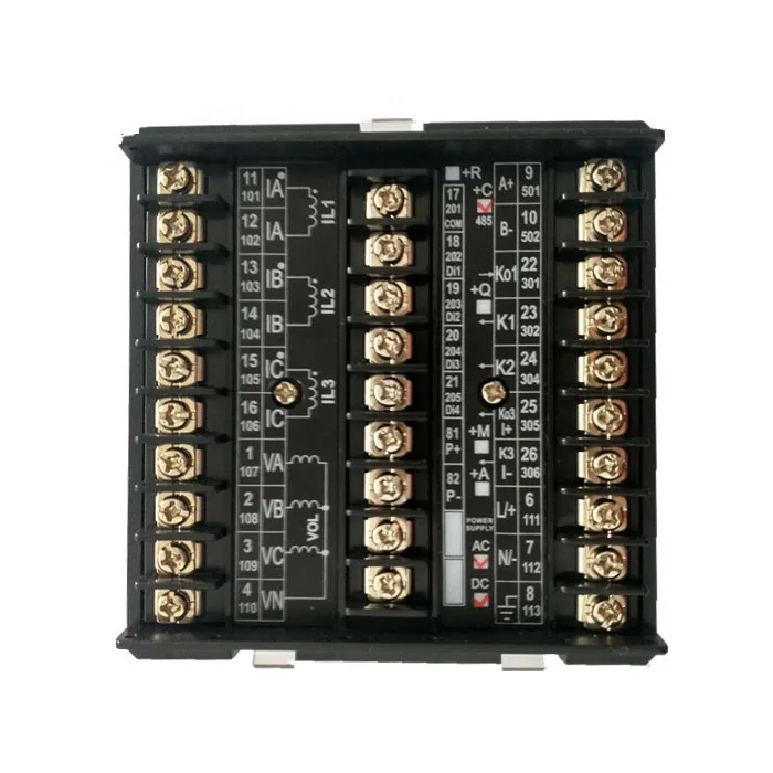 Интеллектуальный RS485 Modbus счетчик энергии с ЖК-дисплеем трехфазного