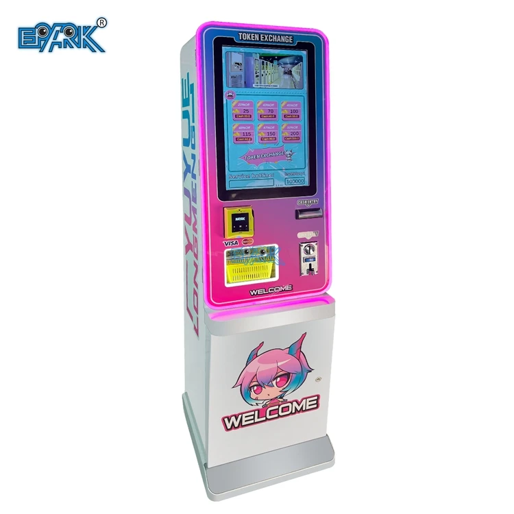 Game Currency Changer Dispenser Factory Price Token Vending Machine Smart Automatic Indoor Bill Laundry Coin Exchange Machines