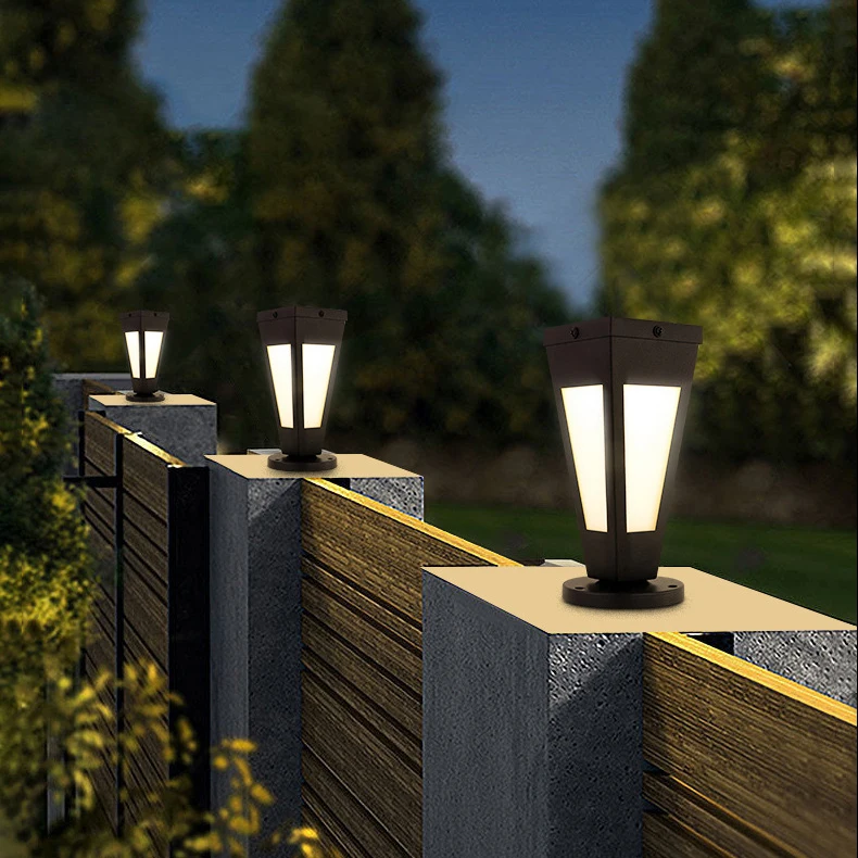 High Quality Solar Charging Waterproof Ip65 Lamp 5w Courtyard Parks All In One Led lamparas Solar Garden Light