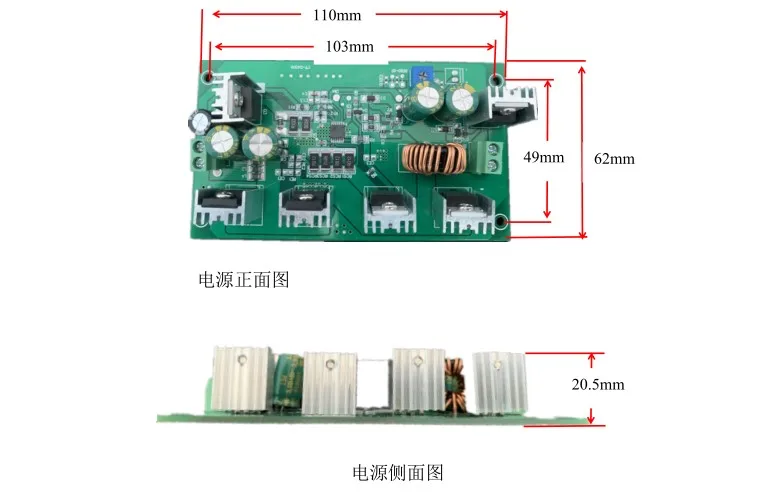 13.3 inches 300W 405nm UV LED Curing Lamp led light for 3D Printer Accessoires Metallic resin polymer drying lamp