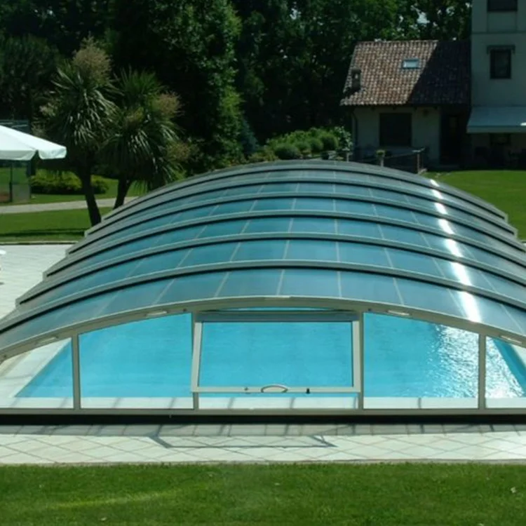 Коммерческие алюминиевые корпуса для бассейна из поликарбоната