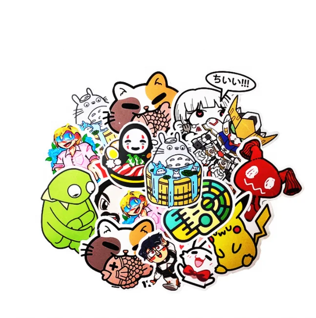 Custom Printing Die Cut PVC Vinyl Decoration Decal Adhesive Logo Sticker