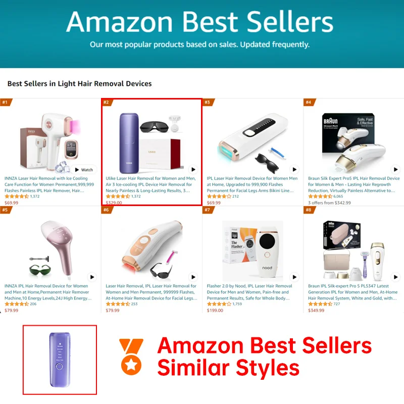 Best Seller Home Use Ice Cooling Remover Ipl Portable Handle Epilator Woman Laser Light Hair Removal Device Machine