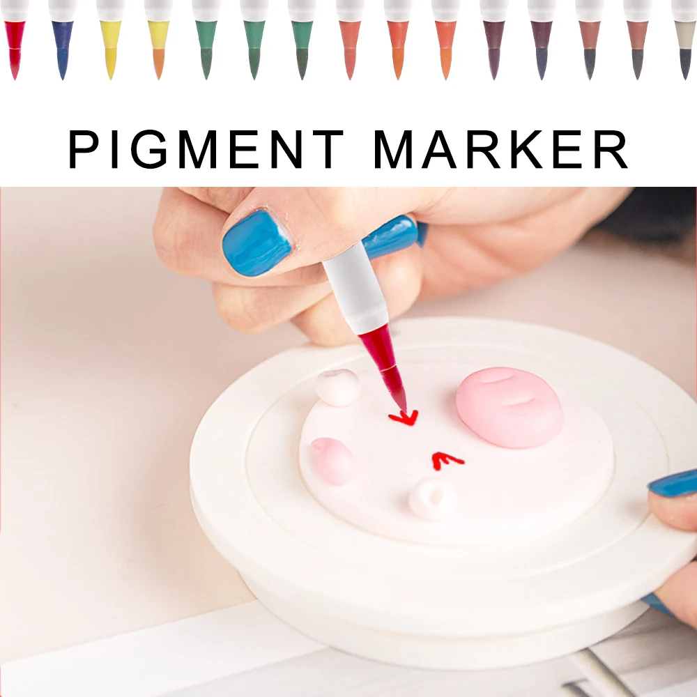 Пищевая ручка для окрашивания ручки глазури безопасные пищевых продуктов маркеры рисования письма на тортах и кексах
