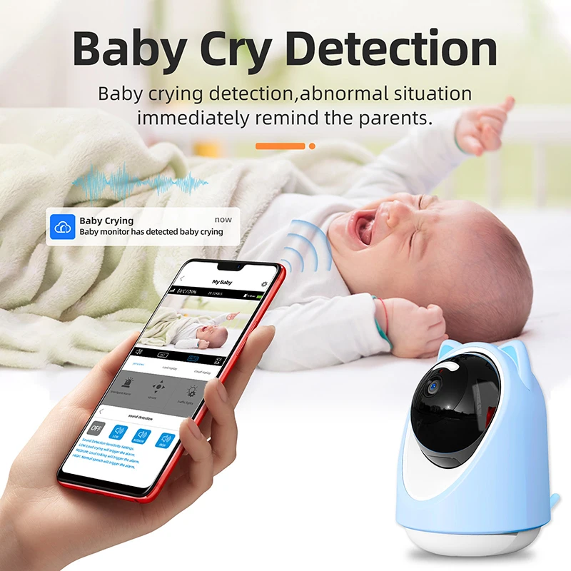 New Product Smart Pet Monitor with Camera Two-Way Audio Wireless Security Intelligent WiFi APP Pet Monitor with HD night vision