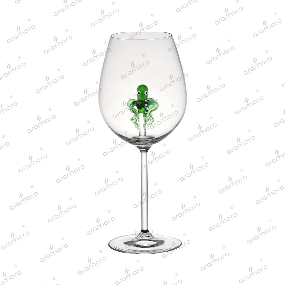Hot Selling Classic Borosilicate Glass Transparent  570ml Wine Glass