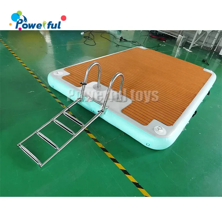 inflatable floating jet ski Motorboat seabob E  pontoon bridge platform dock