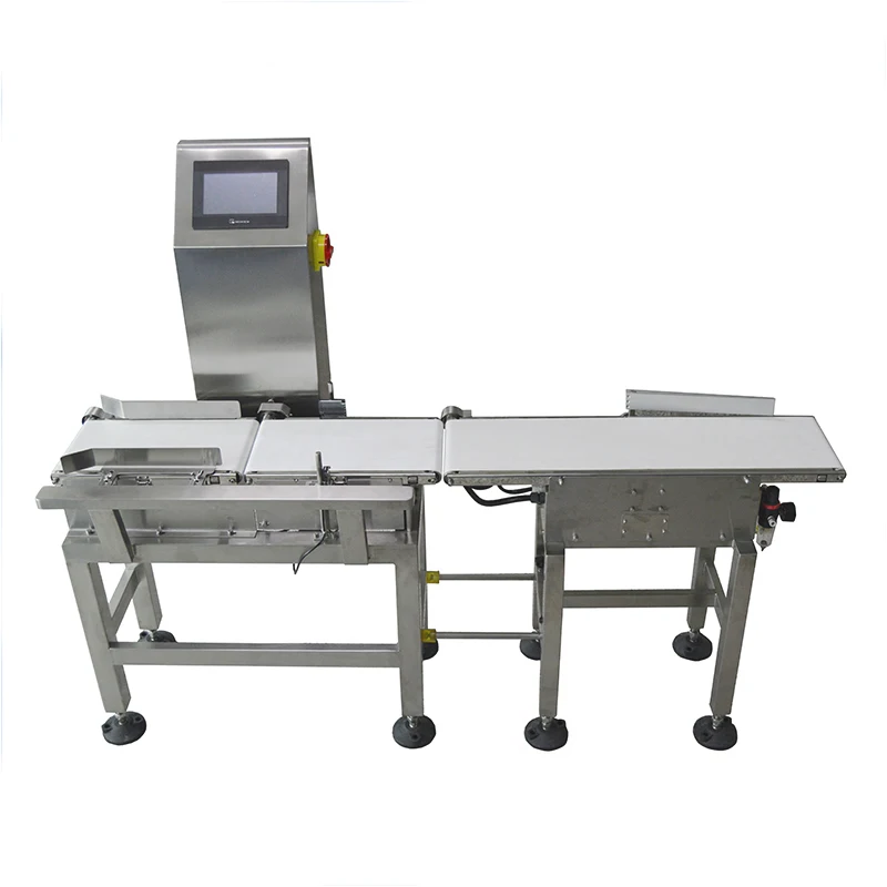 Automatic conveyor belt industrial precise check weigher manufacturer for food