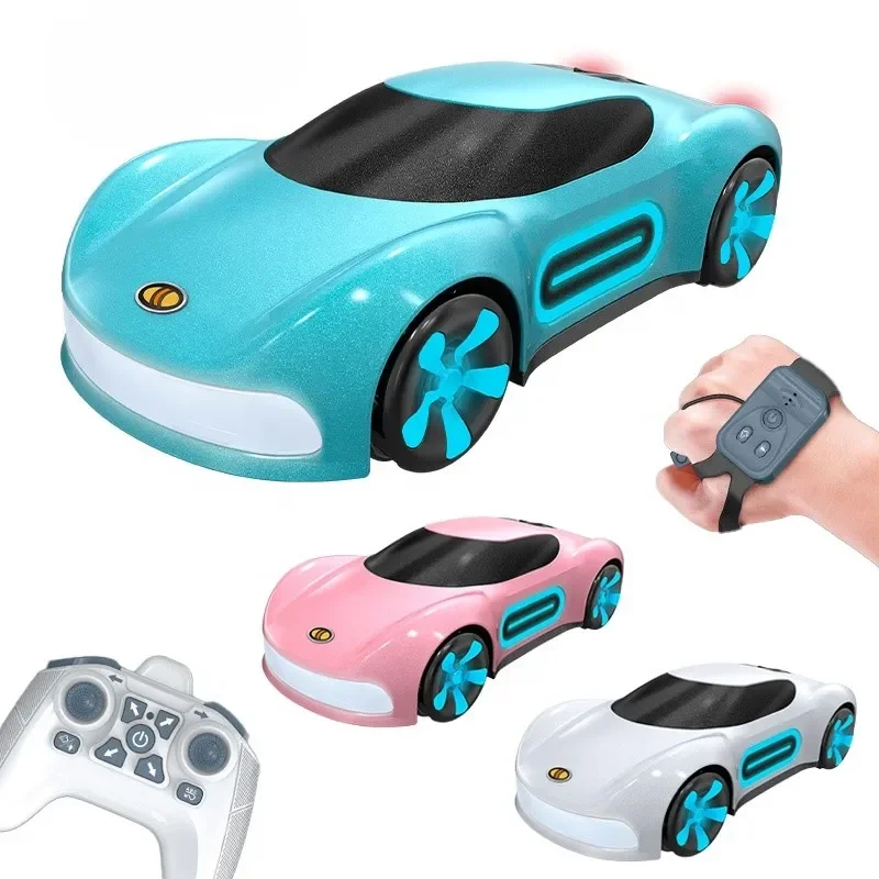 2.4Ghz Watch Gesture Sensing Remote Control Spray Stunt Car Toy Electric RC Racing Drift Car Concept Vehicle With Flashing Light