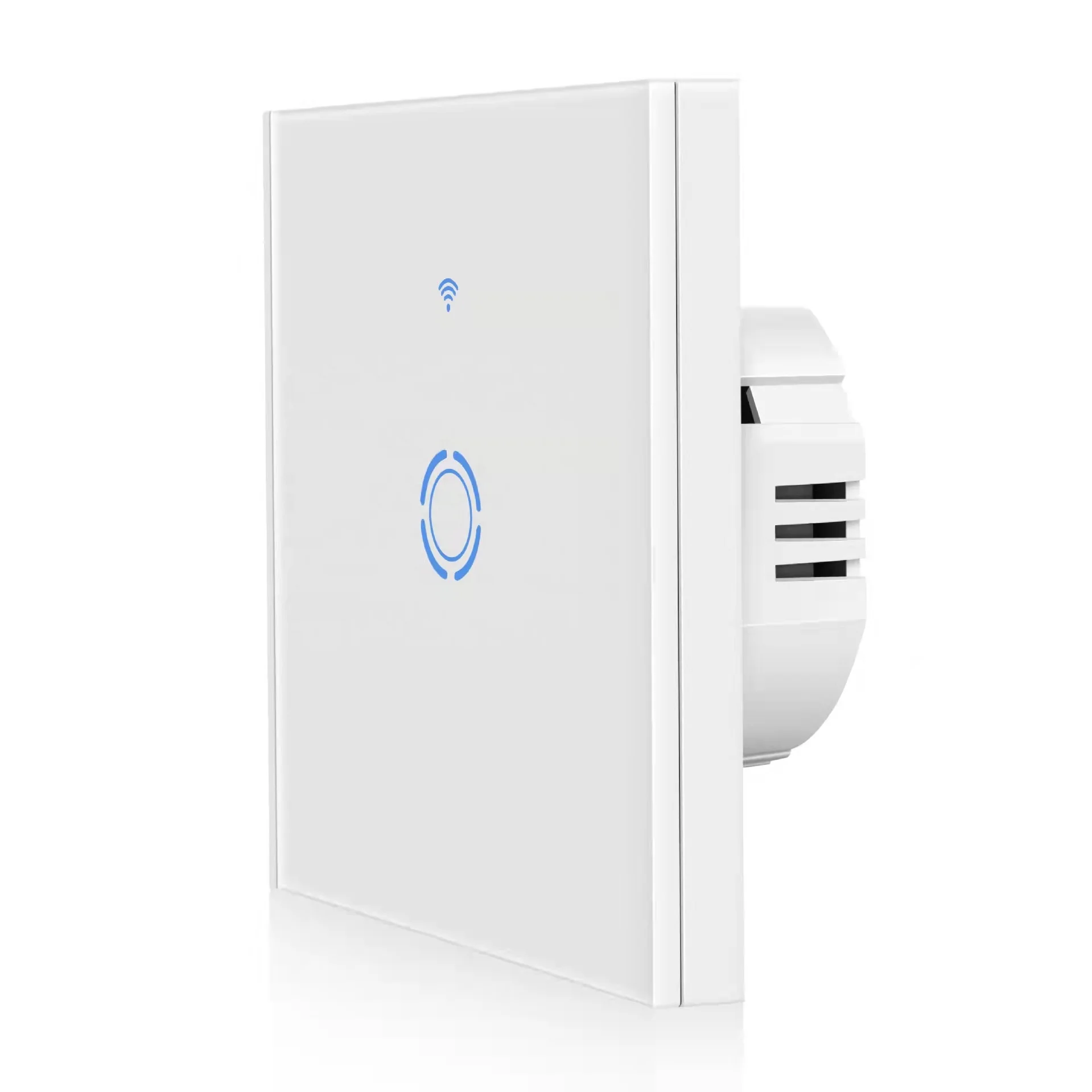 1 Gang Smart wall switch WIFI Crystal Glass Wireless Light switch Tuya App WIFI remote Switch With google alexaHot sale products