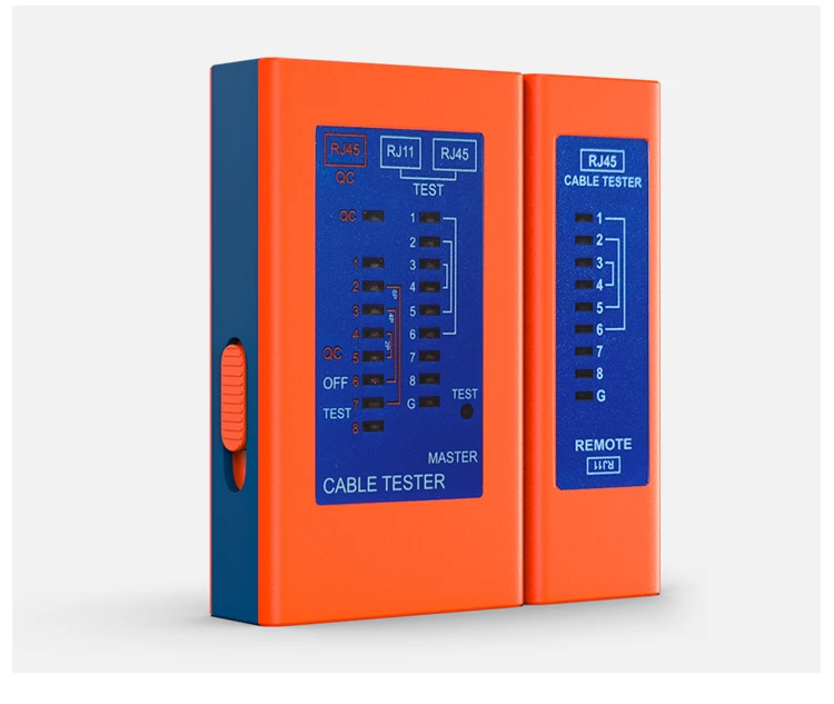 ZHEFAN Factory wholesale Network Line Tester Cat7 rj11 rj45 cable Telephone Line Cable Tester rj45 Network Tester