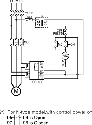 Samwha-dsp Eocr-ss-30-220 Three Phase Integrated Protector Motor Three Phase Relay Protection Hioki