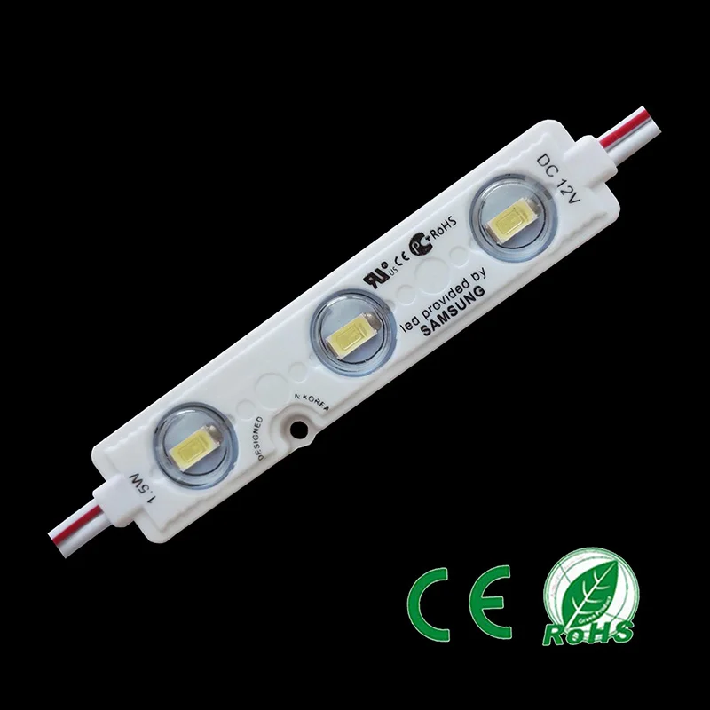 Modulo de LED 12V 0.72W 5730 injection LED module 3 chips for advertising