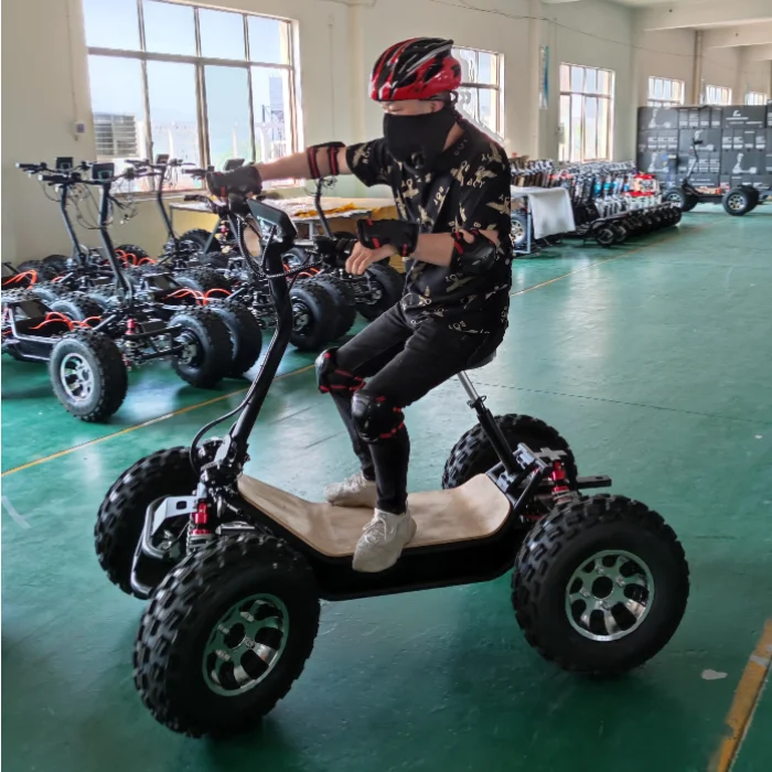 2022 ATV Classic 4WD 60V 4*1500W 6000w 4-колесный внедорожный Электрический скутер