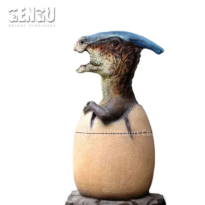 most popular environment protection dinosaur trash can for outdoor