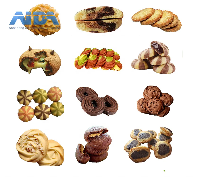 Filling Cookie Making Machine Bear Cookie Machine All Kinds of Three-color Cookie Forming Machine