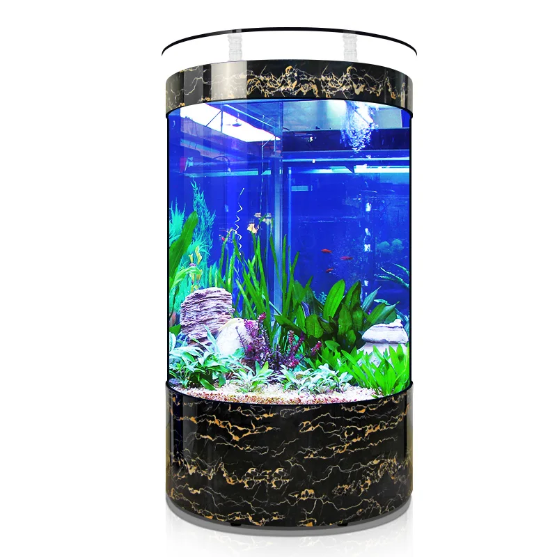 fish tank aquarium Best Selling Customizable Curved Fiberglass Koi Fish Breeding Tank Farming