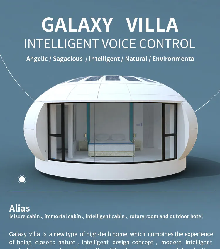 Future Residence easy assembled luxury prefabricated villa for hotel