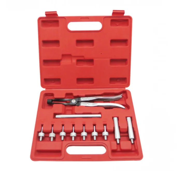 11PCS Valve Seal Remover And Installer Kit Valve Spring Compressor Oil Seal Removal Tool
