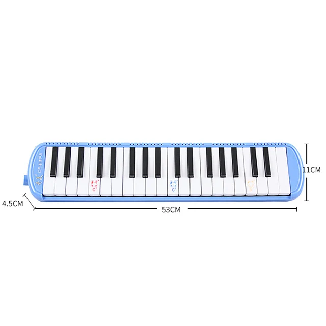  Qimei QM37A-G 37-keys Melodica с чехлом для переноски мальчика по заводской