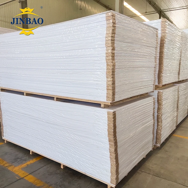 JINBAO white PVC foam board printing/ UV printing PVC Sintra sheet/ Printing plastic board 5mm 10mm Used for advertising