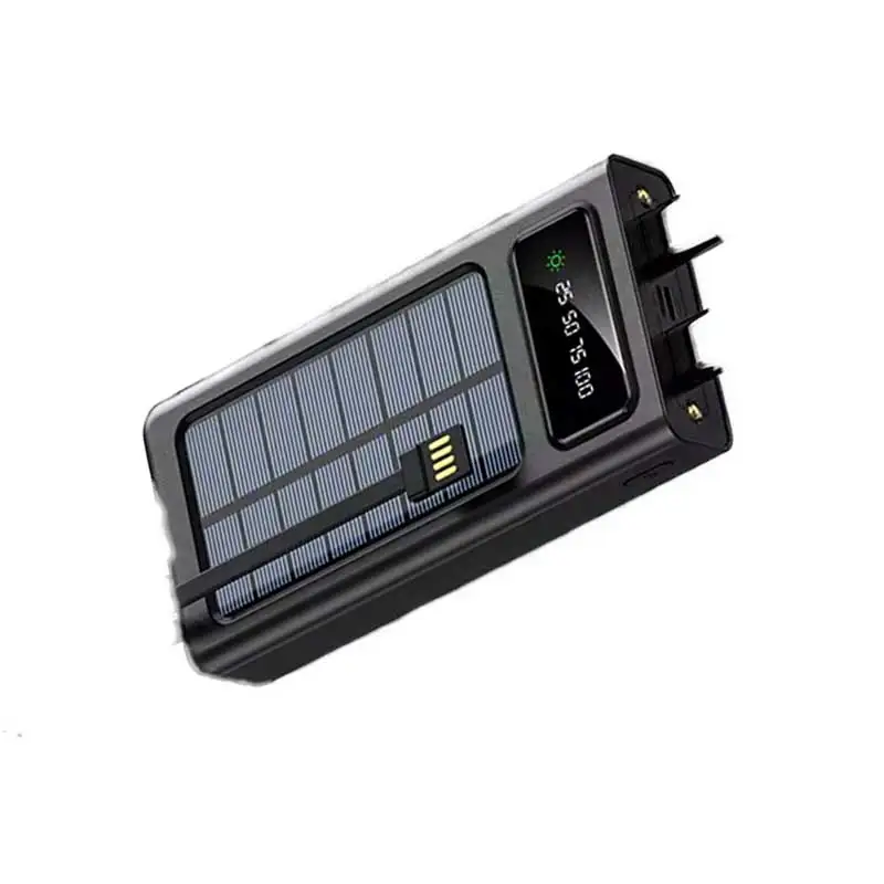 OSWELL  Products 10000mAh 20000mah Large Capacity Portable Solar Power Bank with LED Flashlight Power Banks for Outdoor