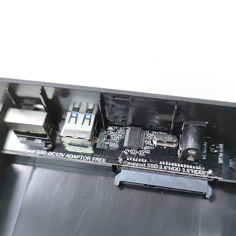 NEW 3.5 Inch USB 3.0 to SATA External Storage Case Hard Disk Drive Enclosure 3.5 HDD Case 10TB for desktop