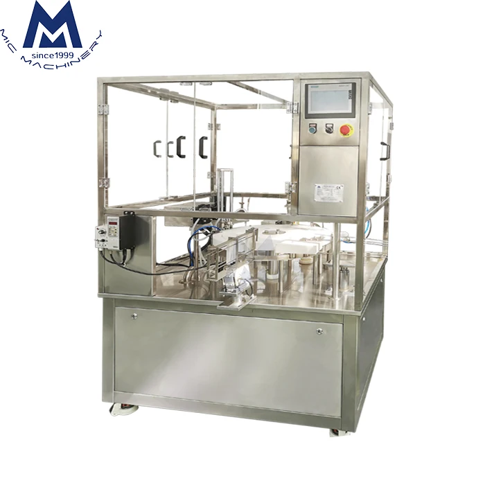 Automatic small vials antigen and capping test reagent tube pharmaceutical filling machine