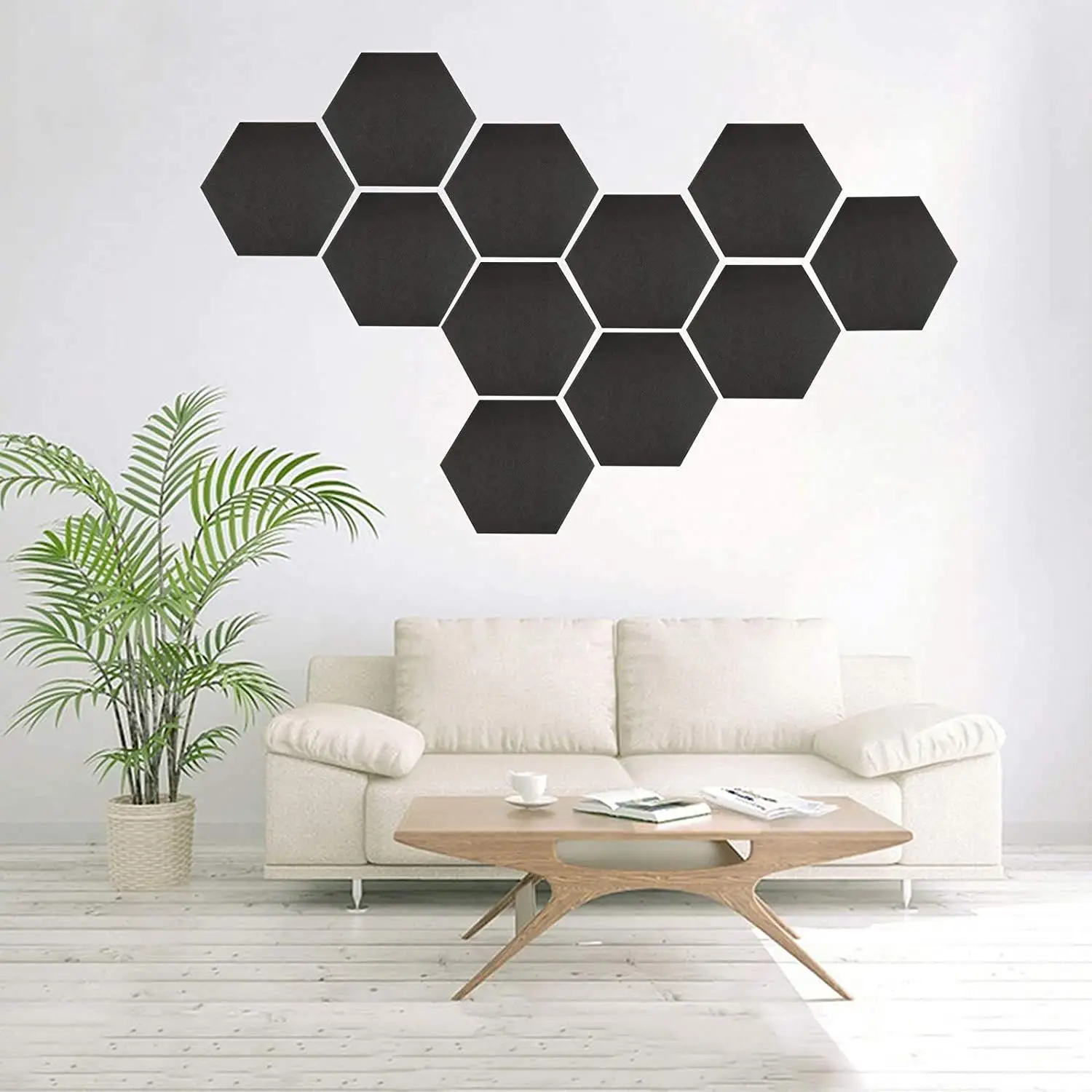 wholesale nordic custom self adhesive wall tiles photo memo boards hexagonal felt bulletin notice pin boards with push pins