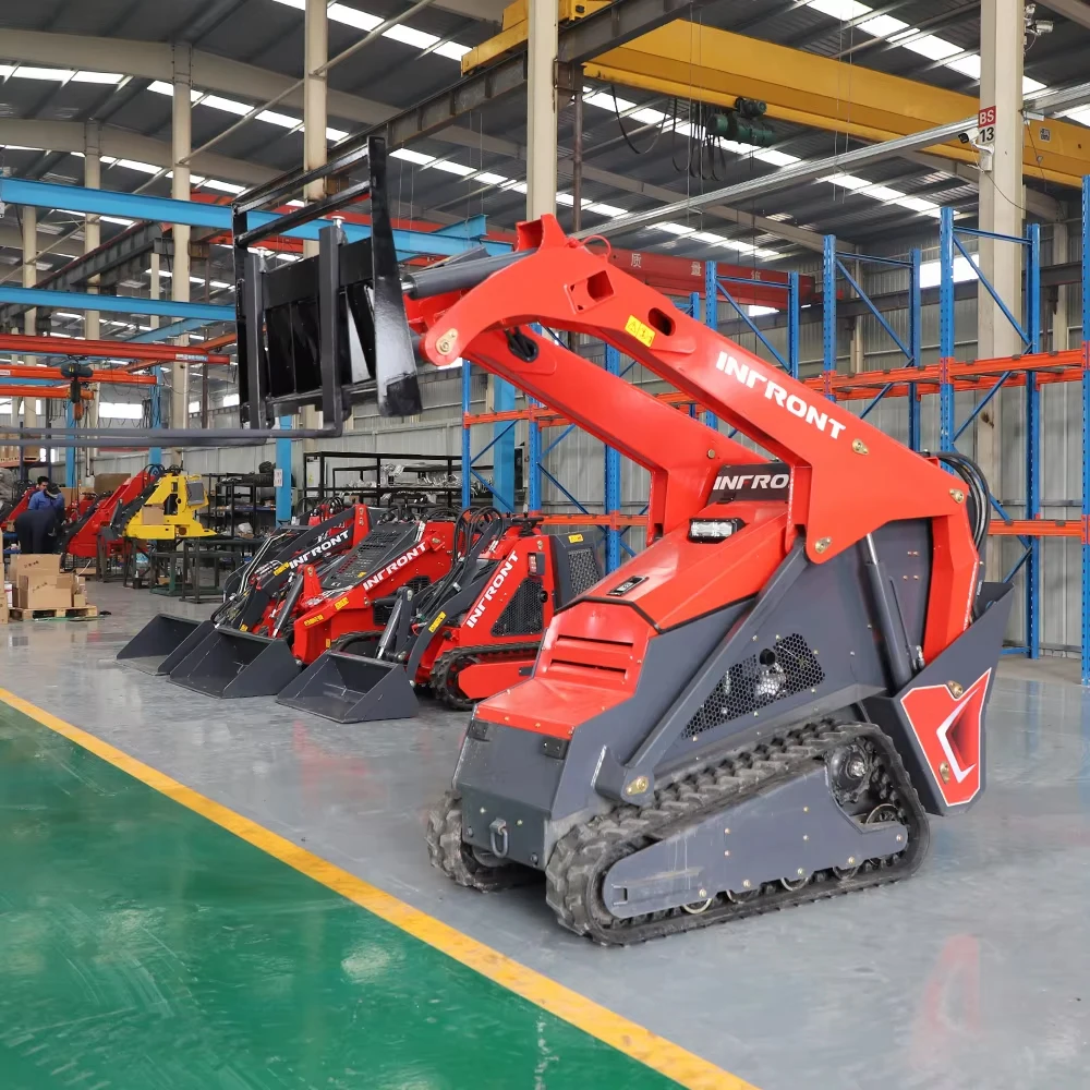 Mini Skid Steer wheel Loader diesel loaders Attachments Epa Engine Manufacturer Fast Delivery