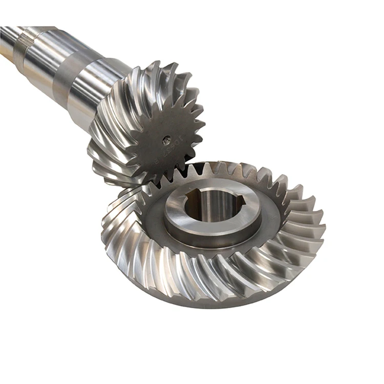 Cnc Hobbing Machining Steel Micro Spiral Bevel Gear Pinion