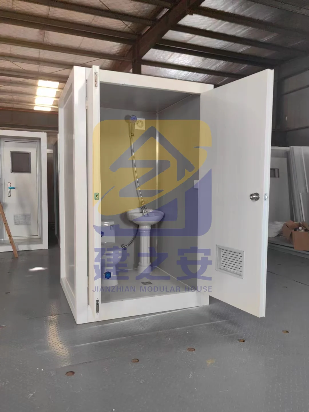 Prefab portable toilet outdoor mobile bathroom convenient portable restroom