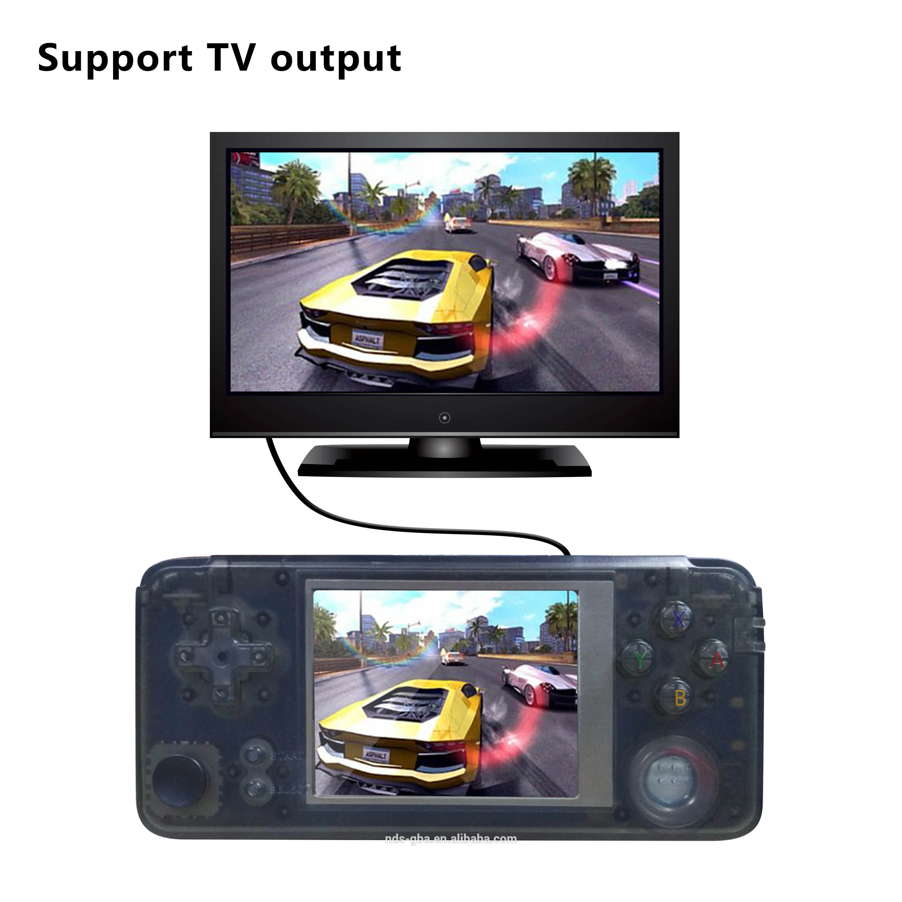 HD 3.0 inch IPS screen 3000 games portable emulator console arcade fighting game machine