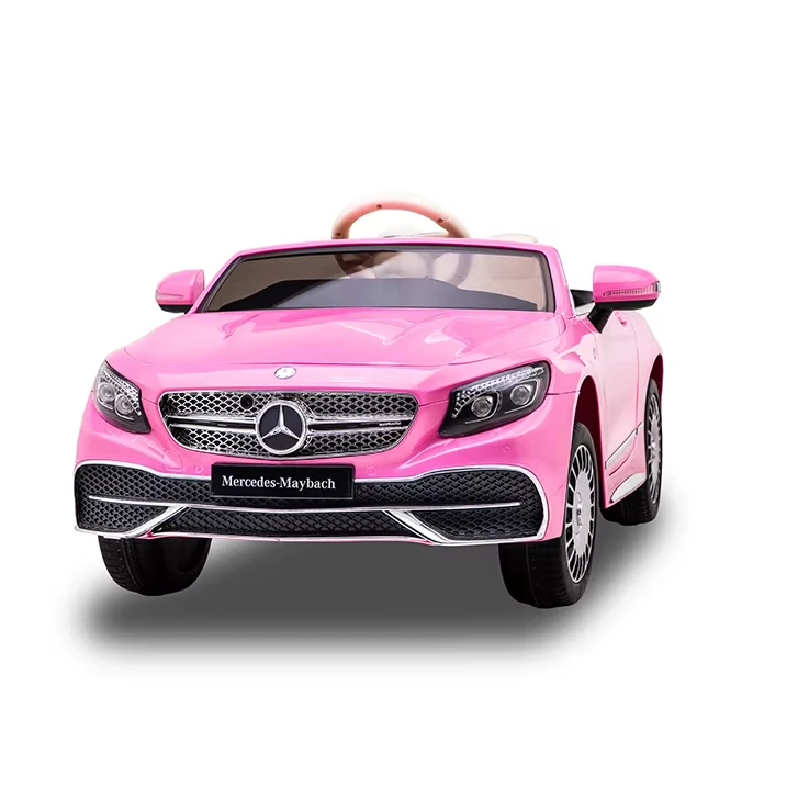 Licensed  Mercedes-Maybach  S650 Cabriolet 12V Electric Ride-On Car for Kids Battery-Powered Child Toys rechargeable battery