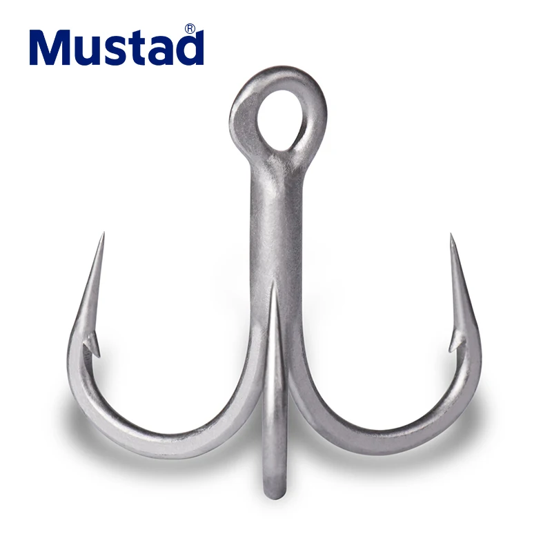 Mustad 36328 7X strong Sea fishing tackle Bulk classic Triple fish hook Mustad