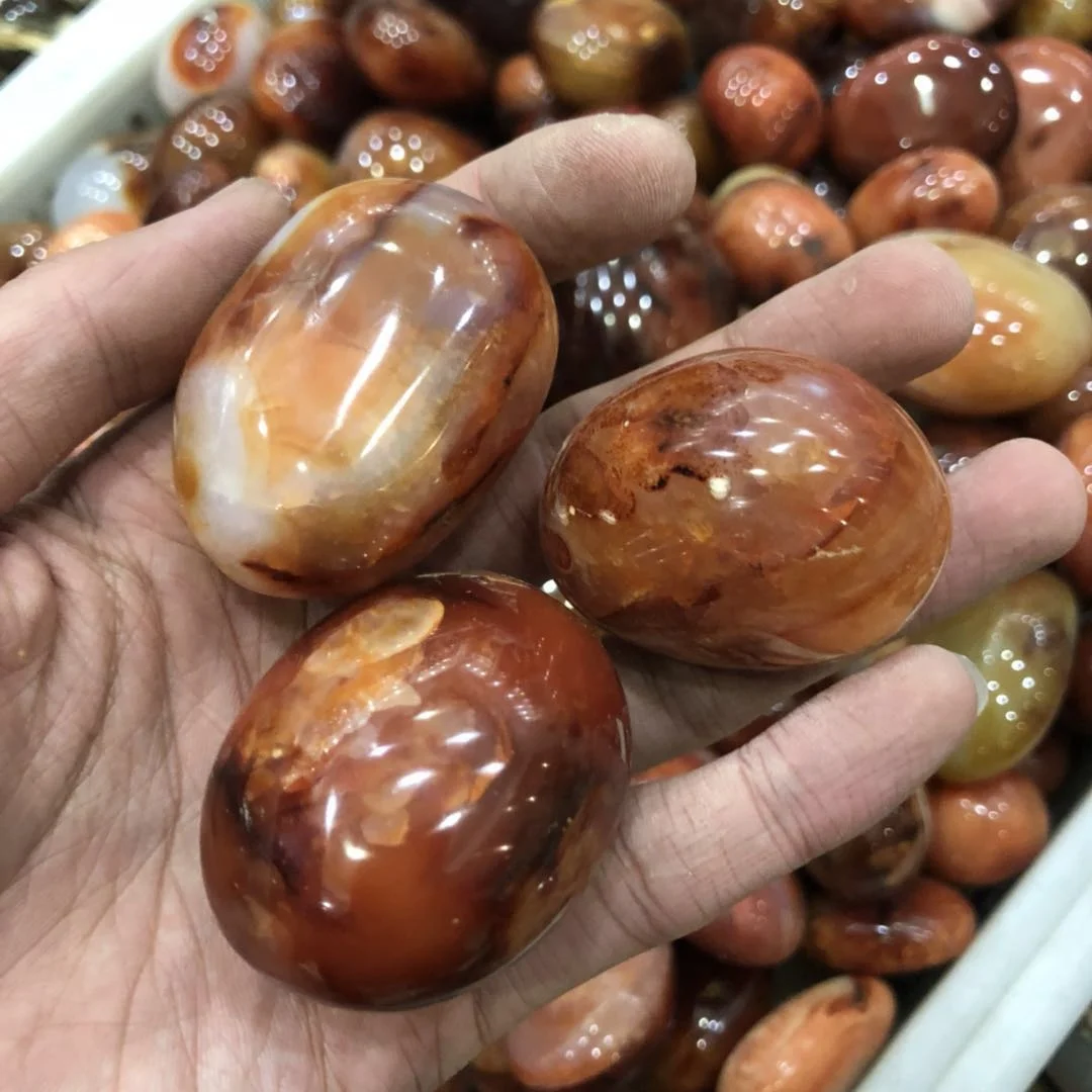 Wholesale natural carnelian rough stone red agate stone for wedding decoration