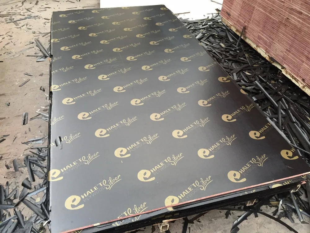 1250*2500*18mm brown film faced or black film faced plywood / film face plywood for formwork construction